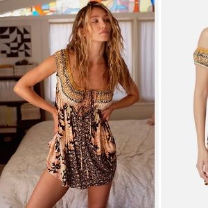 Free People Bali Mariposa Slip Dress Size XS NWOT